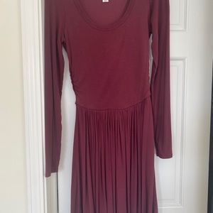 Burgundy Dress